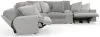 Jackson Furniture Industries 619/34/38/39/36/37-18 Jackson Furniture Industries 619/34/38/39/36/37-18 Abraxas - 6 Piece Upholstered Reclining Sectional With 2 Power Reclining Seats And Storage Console - Moonstruck