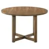 Coaster Fine Furniture 108570 Crestmore - Round Wood Dining Table - Walnut
