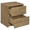 Coaster Fine Furniture 315902 Westpark - 2-Drawer Nightstand LED Lights And USB - Mango