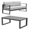 Intercon NV-SF-2880C-MCA-C Navarro - Sofa And Coffee Table - Mocha
