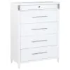 Coaster Fine Furniture 225075 Gracemont - 5-Drawer Bedroom Chest Of Drawers - White