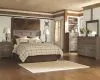 Ashley Furniture B251-57 Ashley Furniture B251-57 Juararo - Queen Panel Headboard - Dark Brown