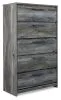 Ashley Furniture B221-46 Baystorm - Five Drawer Chest - Gray