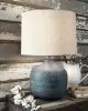 Ashley Furniture L207304 Malthace - Metal Table Lamp  - Patina