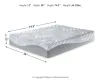 Sierra Sleep® by Ashley M59311 12 Inch Memory Foam - Twin Mattress - White
