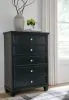 Ashley Furniture B687-46 Lanolee - Five Drawer Chest - Black