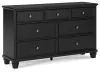 Ashley Furniture B687-31 Lanolee - Dresser - Black