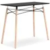Ashley Furniture H020-10 Ashley Furniture H020-10 Jaspeni - Home Office Desk - Black / Natural