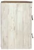 Ashley Furniture EW0267W9 Ashley Furniture EW0267W9 Willowton - 5-Piece Entertainment Center With Electric Fireplace - Whitewash