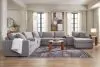 Ashley Furniture 92104S42 Modmax - 8-Piece Sectional With Raf Corner Chaise And 2 Storage Consoles - Granite