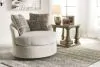 Ashley Furniture 95104/38/35/44 Ashley Furniture 95104/38/35/44 Soletren - 3 Pc. - Sofa, Loveseat, Swivel Accent Chair - Stone