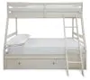 Ashley Furniture B742B16 Robbinsdale - Twin Over Full Bunk Bed With Storage - Antique White