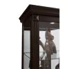 Pulaski Furniture 21459 PFC Curios - Locking Slide Door 5 Shelf Curio Cabinet - Deep Cherry Brown