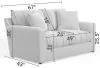 Jackson Furniture Industries 228802-1703/16-1682/16 Jackson Furniture Industries 228802-1703/16-1682/16 Lindsey - Loveseat - Cotton