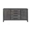Liberty Furniture 406-HO120 Modern Farmhouse - Credenza - Dusty Charcoal