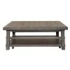Liberty Furniture 406-OT1014 Modern Farmhouse - Oversized Square Cocktail Table - Dusty Charcoal