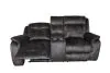 New Classic U456-25P1-SGY Park City - Console Loveseat With Power Footrest - Slate