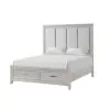 New Classic 00-2442-300 New Classic 00-2442-300 Fiona - 5/0 Queen Bed - Mist Gray