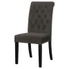 CoasterEssence 115172 Alana - Velvet Upholstered Dining Side Chair (Set of 2) - Brown