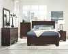 CoasterEveryday 204391KW-S5 Kauffman - 5 Piece California King Bedroom Set - Dark Cocoa
