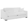 CoasterElevations 509891-S3 Ashlyn - 3 Piece Upholstered Sloped Arm Sofa Set - White