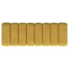 Coaster Fine Furniture 910292 Summer - Fabric Upholstered Tufted Accent Bench - Mustard Yellow