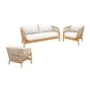 New Classic 60-823-3P Solstice - 3 Piece Set Loveseat & 2 Chairs - Beige
