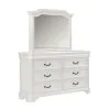 New Classic 00-493W-DM New Classic 00-493W-DM Lyndhurst - Dresser & Mirror - White