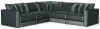 Jackson Furniture Industries 2245/36/31/59/37-35 Jackson Furniture Industries 2245/36/31/59/37-35 Remington - 5 Piece Modular Sectional - Pine