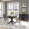 Liberty Furniture 186B-B100324 Liberty Furniture 186B-B100324 Carolina Crossing - Windsor Swivel Counter Chair - Black / Antique Honey