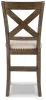 Ashley Furniture D631-124 Moriville - Upholstered Barstool (Set of 2) - Beige