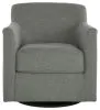 Ashley Furniture A3000326 Bradney - Swivel Accent Chair - Gray