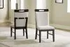 Ashley Furniture D618/35/01(3) Neymorton - 7 Pc. - Rectangular Extension Table, 6 Side Chairs - Dark Grayish Brown