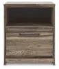 Ashley Furniture PCB2005-91 Elbrim - One Drawer Night Stand - Brown