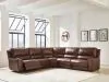 Ashley Furniture PCU62607S8 Ashley Furniture PCU62607S8 DeepWakes - 5-Piece Power Reclining Sectional - Canyon