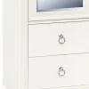 Samuel Lawrence Furniture S458-445 Bella White - Kids 2-Drawer Shelved Wardrobe - White