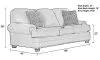 Jackson Furniture Industries 324104-2010/18-2011/48 Singletary - Queen Sleeper - Nickel