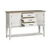 Liberty Furniture 171-SR5638 Summerville - Server - Soft White Wash / Wirebrushed Gray