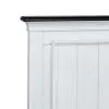 Liberty Furniture 417-BR11 Allyson Park - Twin Panel Headboard - Wirebrushed White / Charcoal