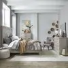Liberty Furniture 902-BR-KPBDMC Liberty Furniture 902-BR-KPBDMC Belmar - 4 Piece Bedroom Set (King Panel Bed, Dresser & Mirror, Chest) - Washed Taupe