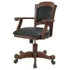 CoasterEssence 100872 Turk - Upholstered Swivel Dining And Game Chair - Tobacco