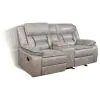 CoasterEveryday 651351-S2 Greer - 2 Piece Upholstered Reclining Sofa Set - Taupe