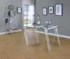 CoasterEssence 801535 Amaturo - Glass Top Acrylic Writing Desk - Clear