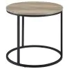 Coaster Fine Furniture 736047 Lainey - Round Occasional Side End Table - Distressed Pine