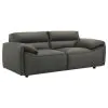 Coaster Fine Furniture 509504-S2 Buxton - 2 Piece Leather Upholstered Sofa Set - Graphite