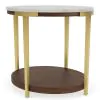 Riverside Furniture 28509 Riverside Furniture 28509 Emery - Oval End Table - Smoked Cherry
