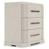 Riverside Furniture 78269 Alexis - 3-Drawer Nightstand - Latte Essence