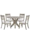 Riverside Furniture 79252 Bennett - Round Dining Table - Frosted Gray