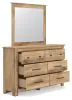 Ashley Furniture PCB1170B1 Ashley Furniture PCB1170B1 Makidern - Dresser And Mirror - Tan