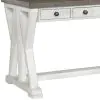 Samuel Lawrence Furniture S786-910 Valley Ridge - 3-Drawer Desk - White